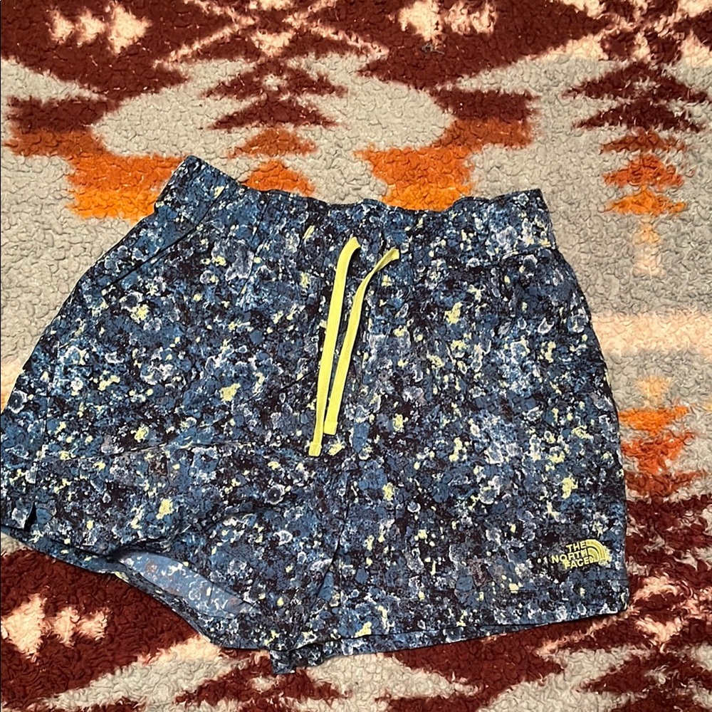 The North Face Blue Patterned Shorts